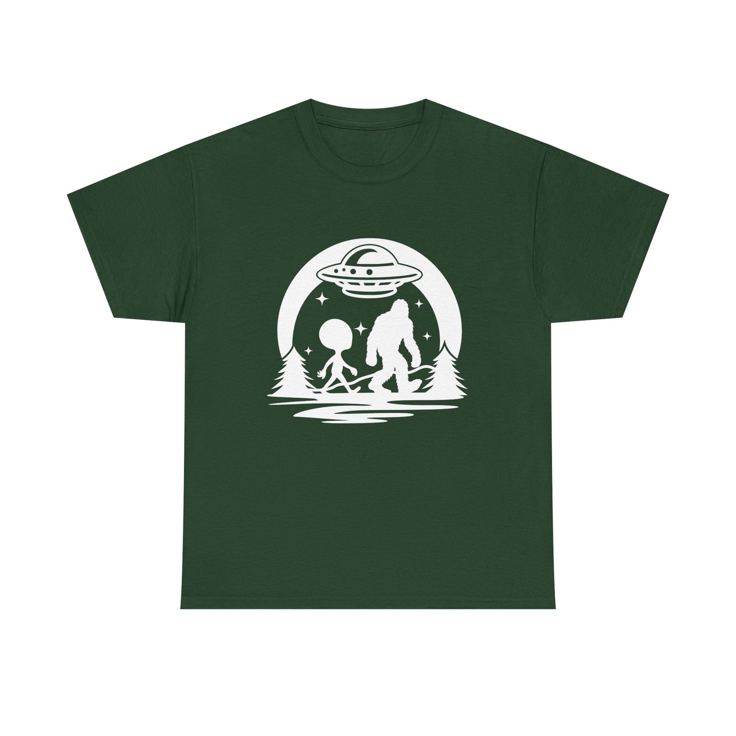 Alein and Bigfoot (White Text) Text