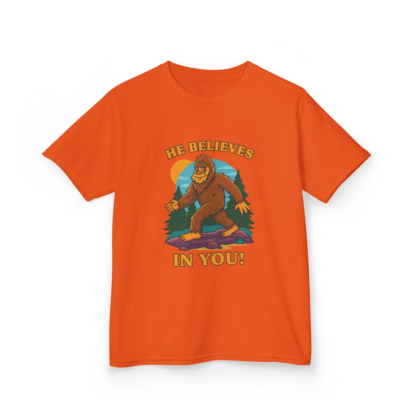 Kid's Bigfoot Believes in You Tee