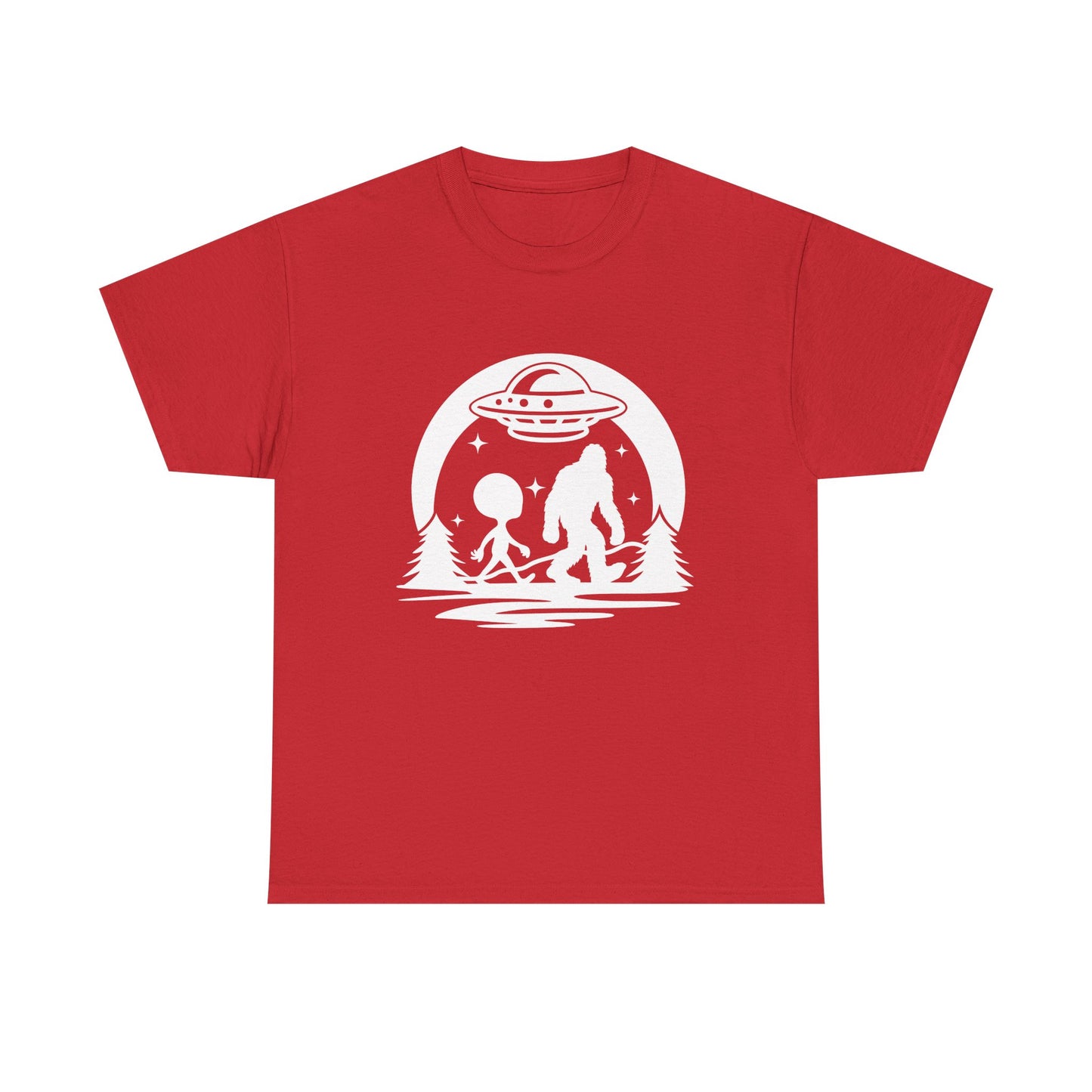 Alein and Bigfoot (White Text) Text