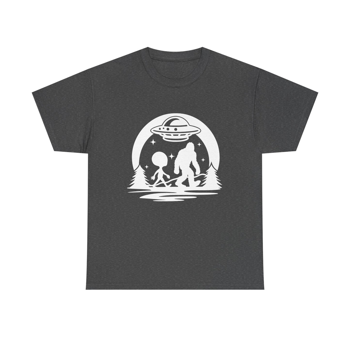 Alein and Bigfoot (White Text) Text