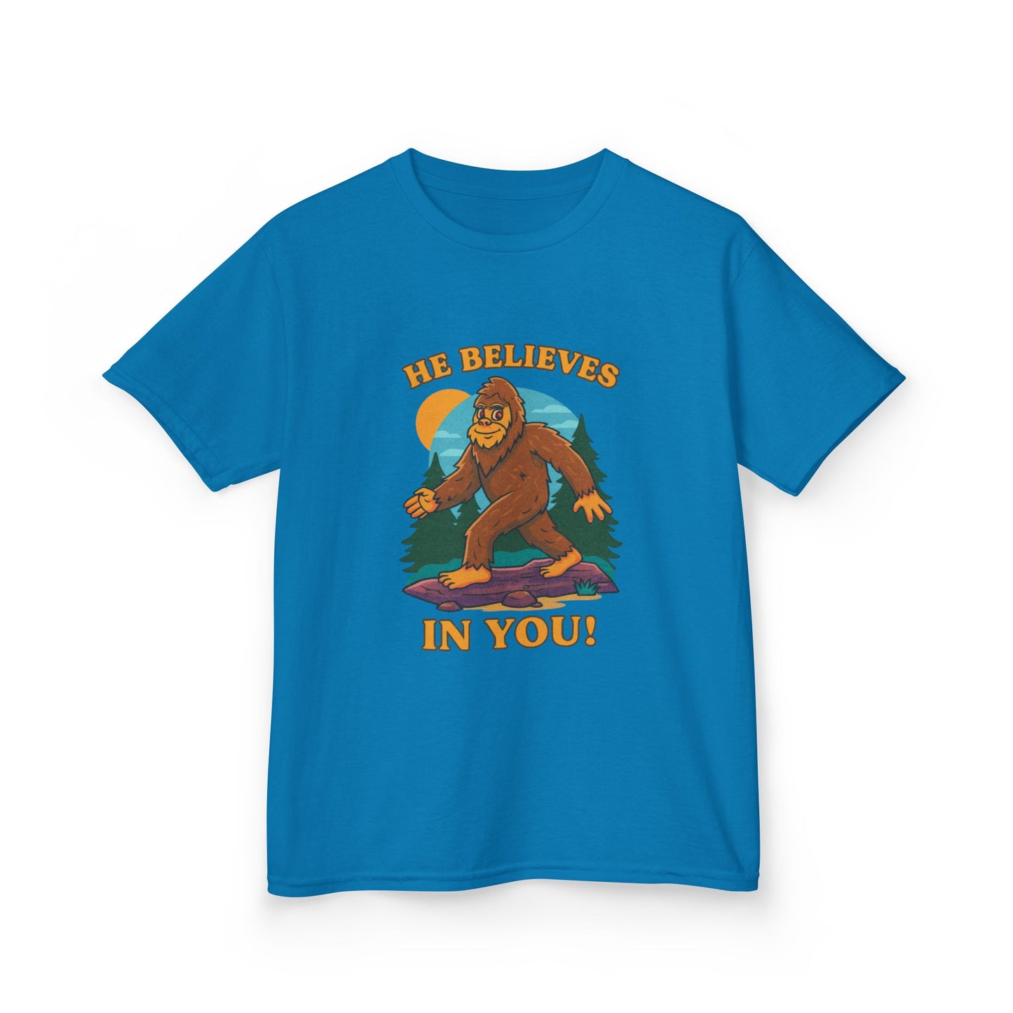Kid's Bigfoot Believes in You Tee