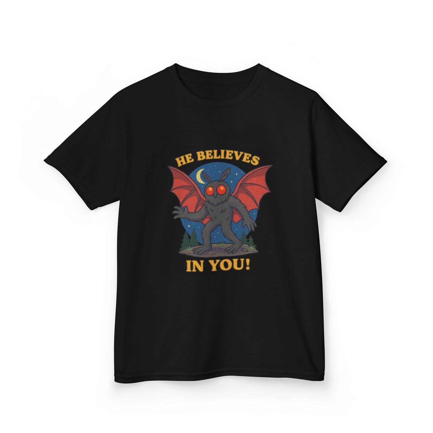 Kid's Mothman Believes in You Tee
