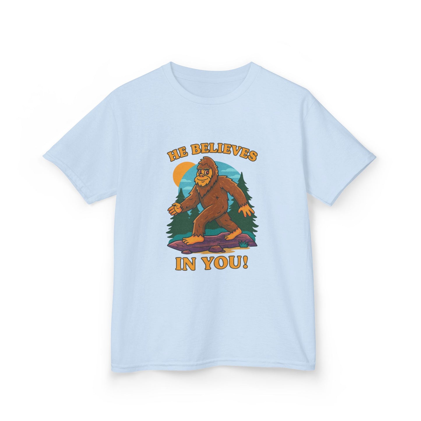 Kid's Bigfoot Believes in You Tee