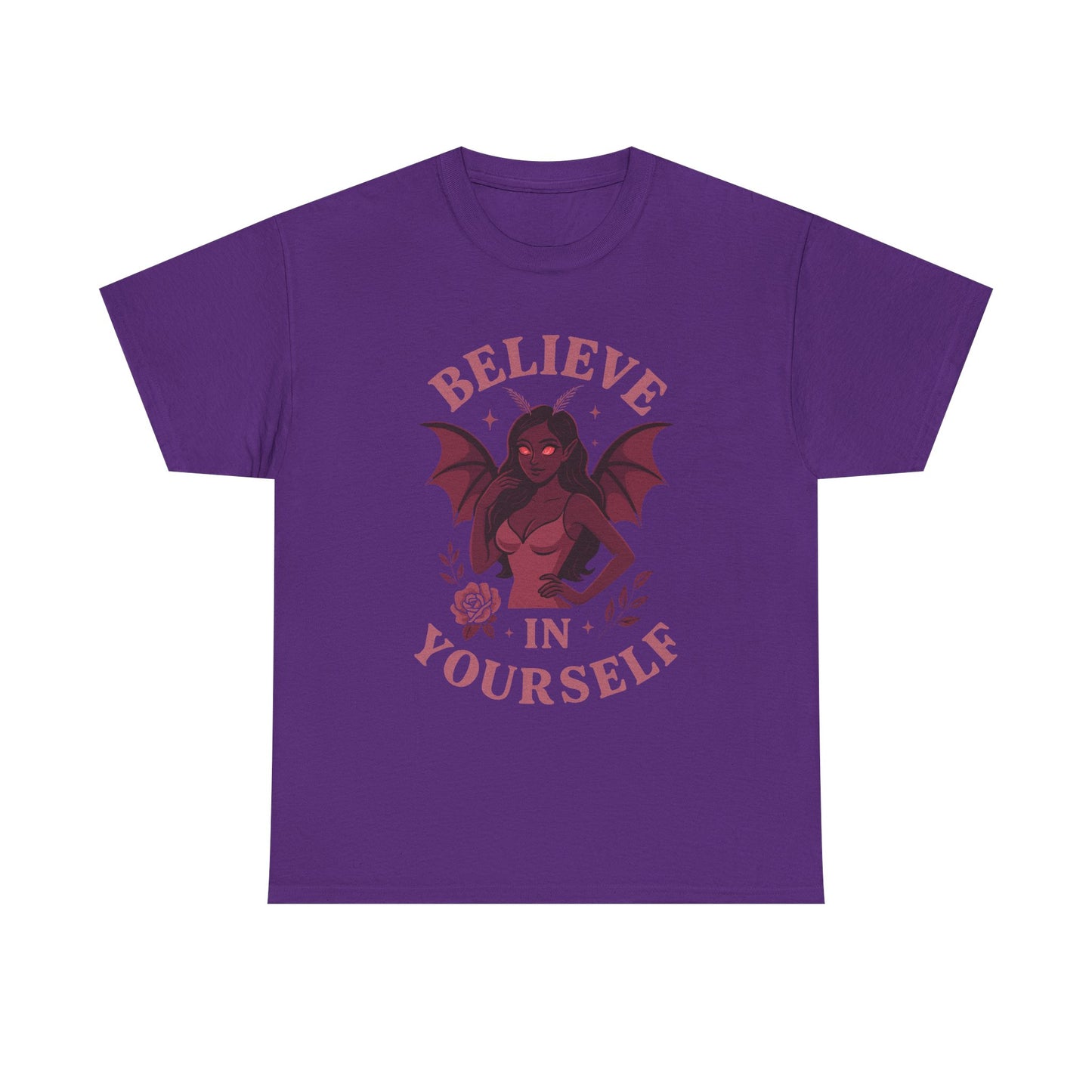 Believe in Yourself Tee – Feminine Mothwoman Paranormal T-Shirt