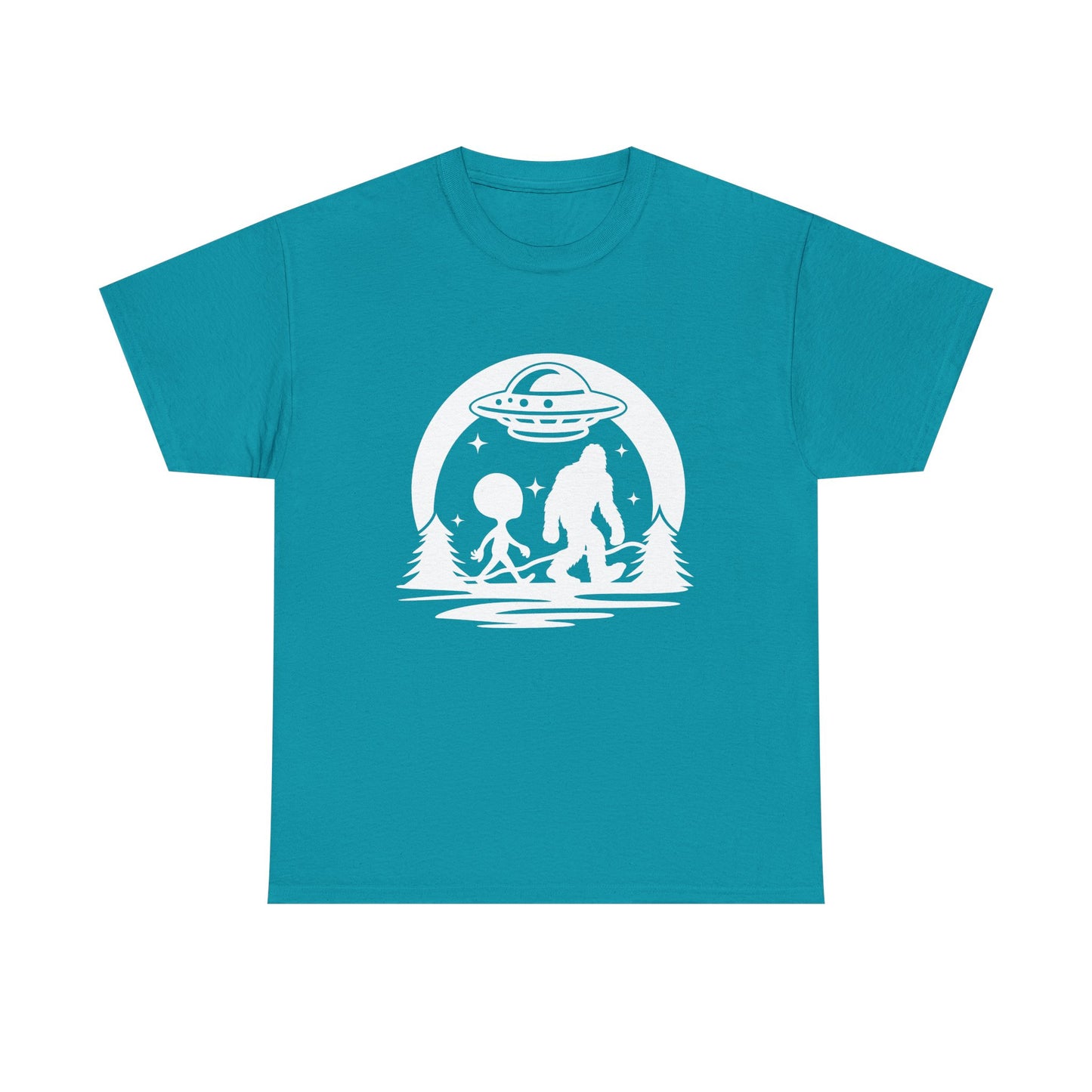 Alein and Bigfoot (White Text) Text