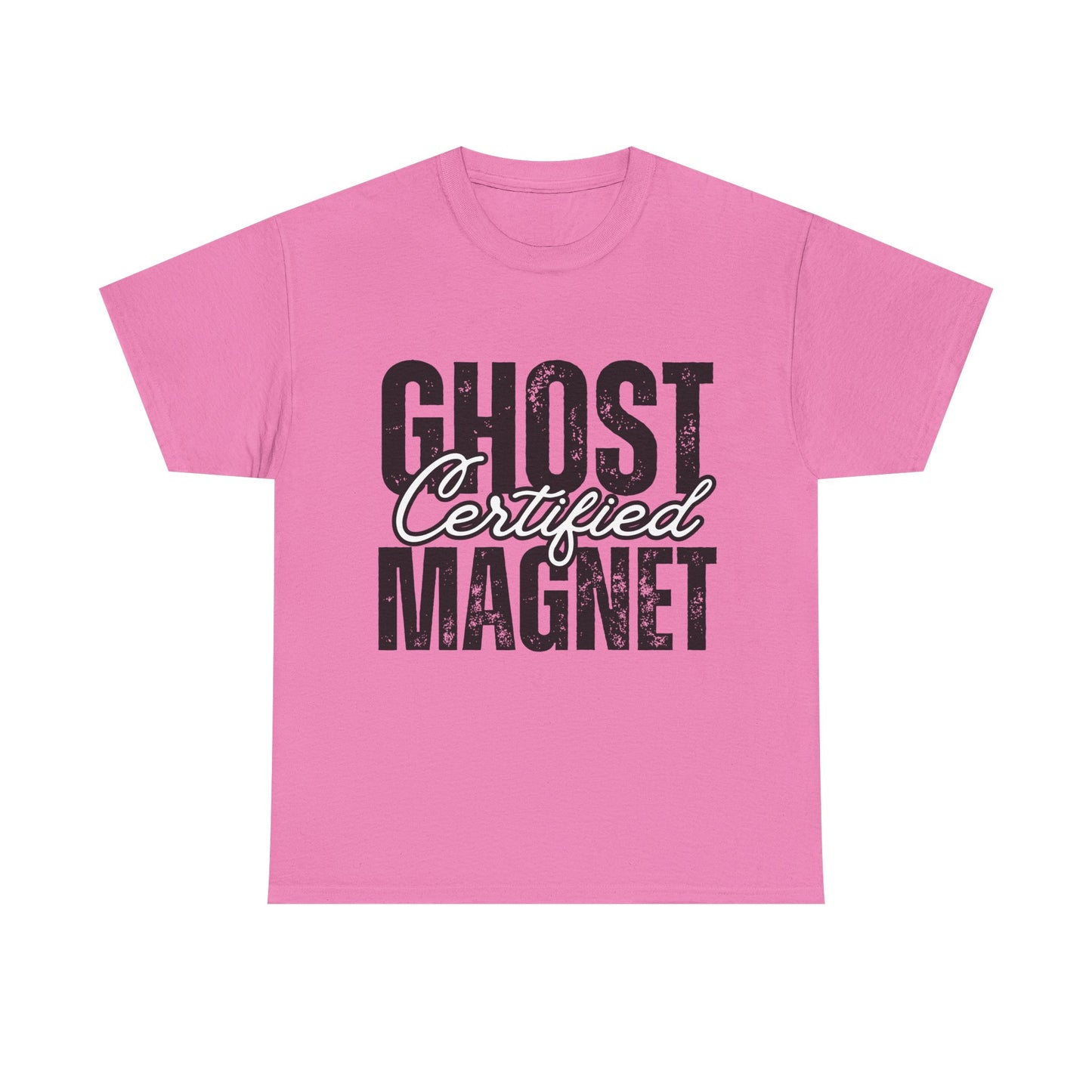 Certified Ghost Magnet (Black Text) Unisex Tee