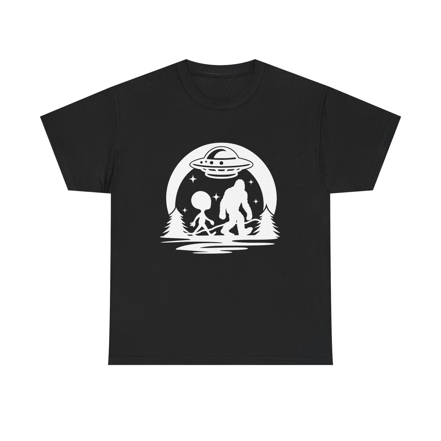Alein and Bigfoot (White Text) Text