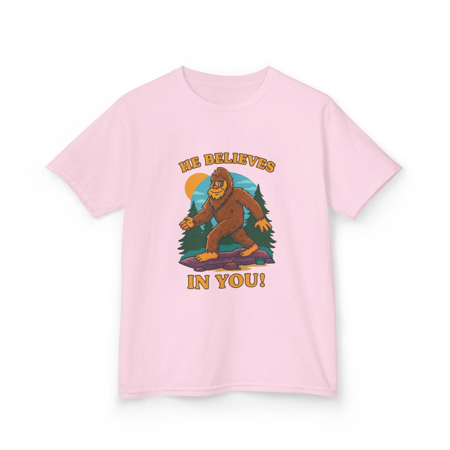 Kid's Bigfoot Believes in You Tee