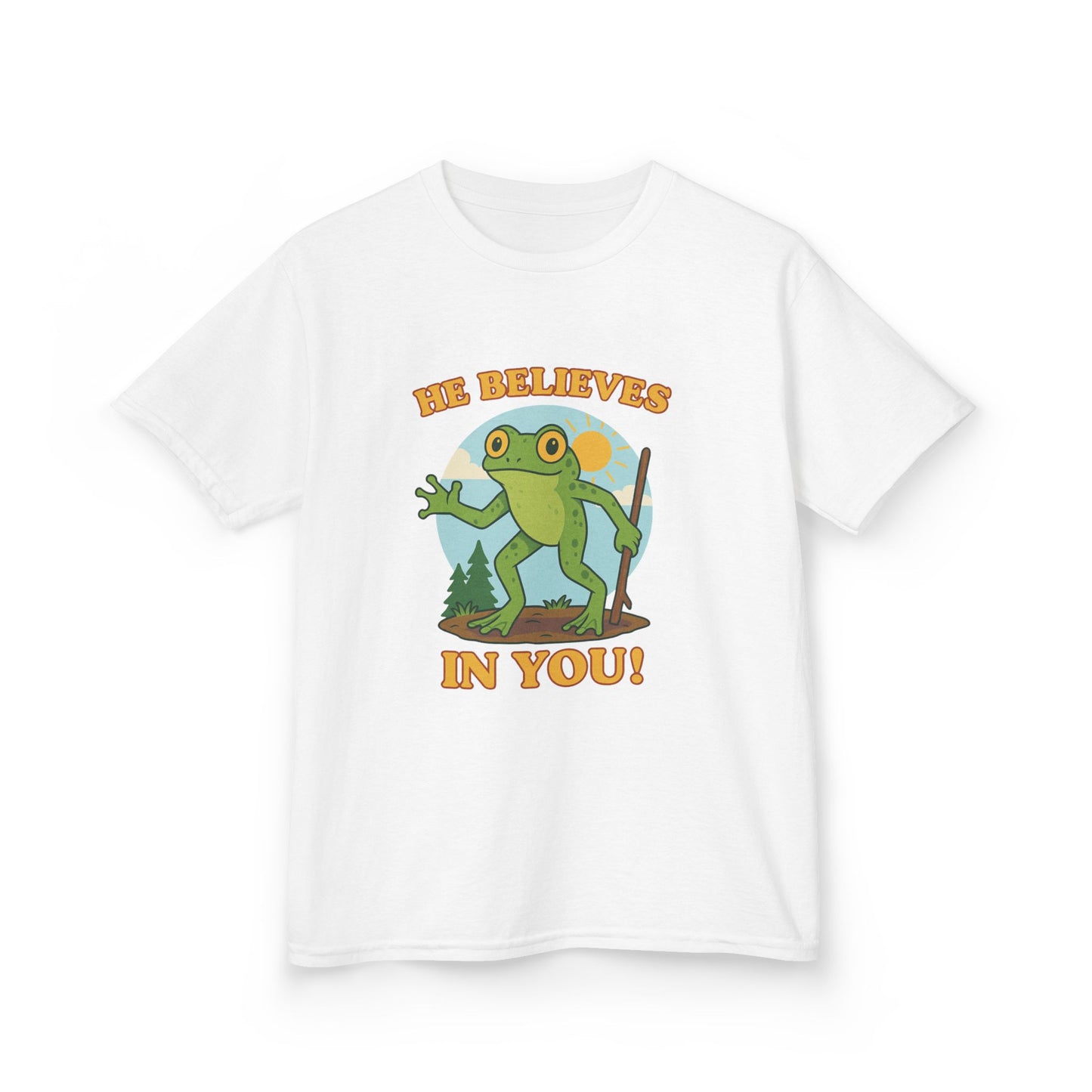 Kid's Frogman Believes in You Tee