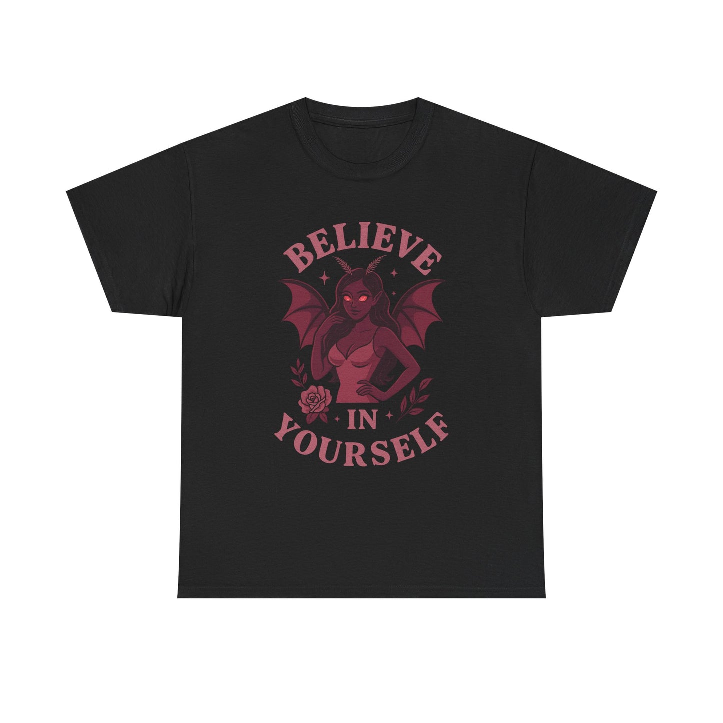 Believe in Yourself Tee – Feminine Mothwoman Paranormal T-Shirt