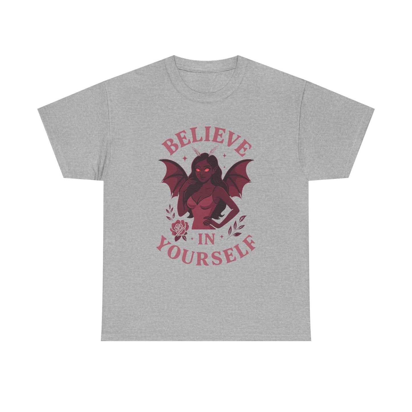 Believe in Yourself Tee – Feminine Mothwoman Paranormal T-Shirt