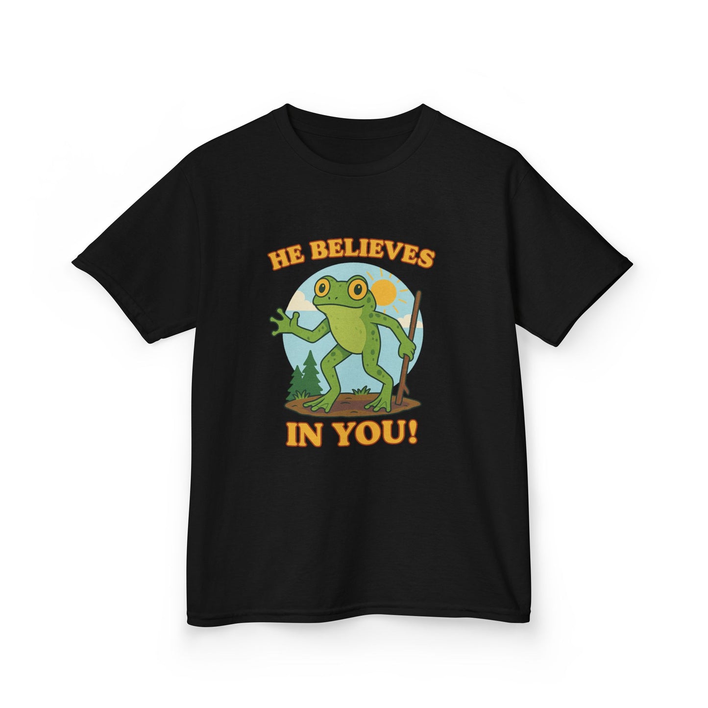 Kid's Frogman Believes in You Tee