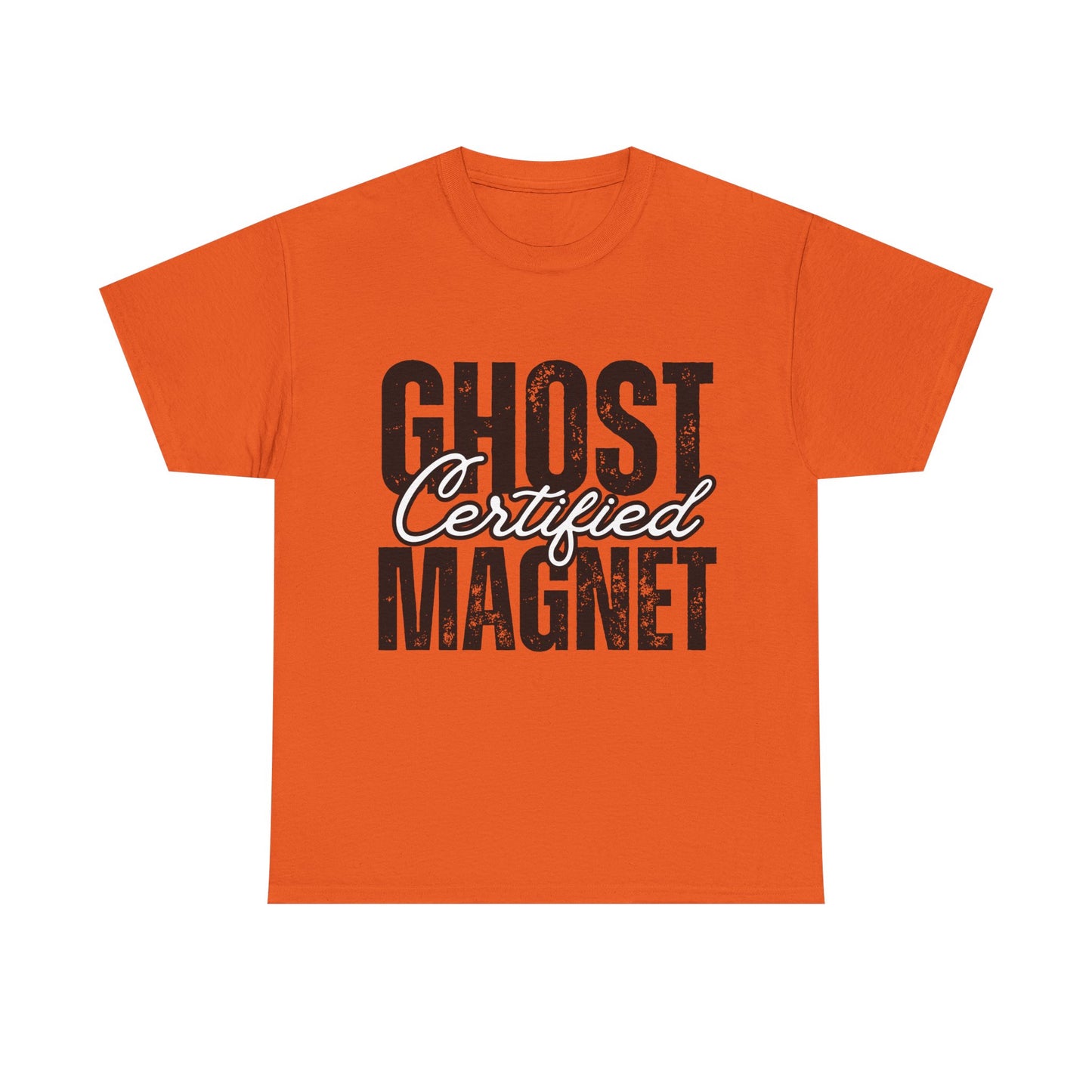 Certified Ghost Magnet (Black Text) Unisex Tee