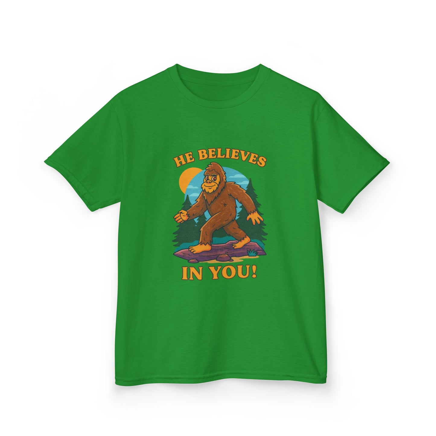 Kid's Bigfoot Believes in You Tee