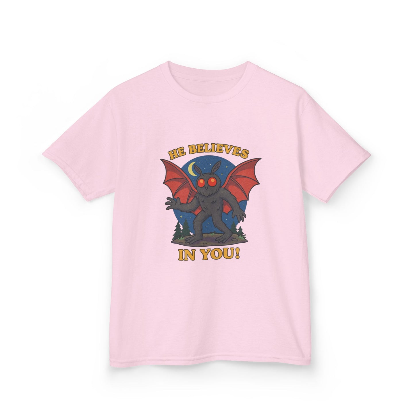 Kid's Mothman Believes in You Tee