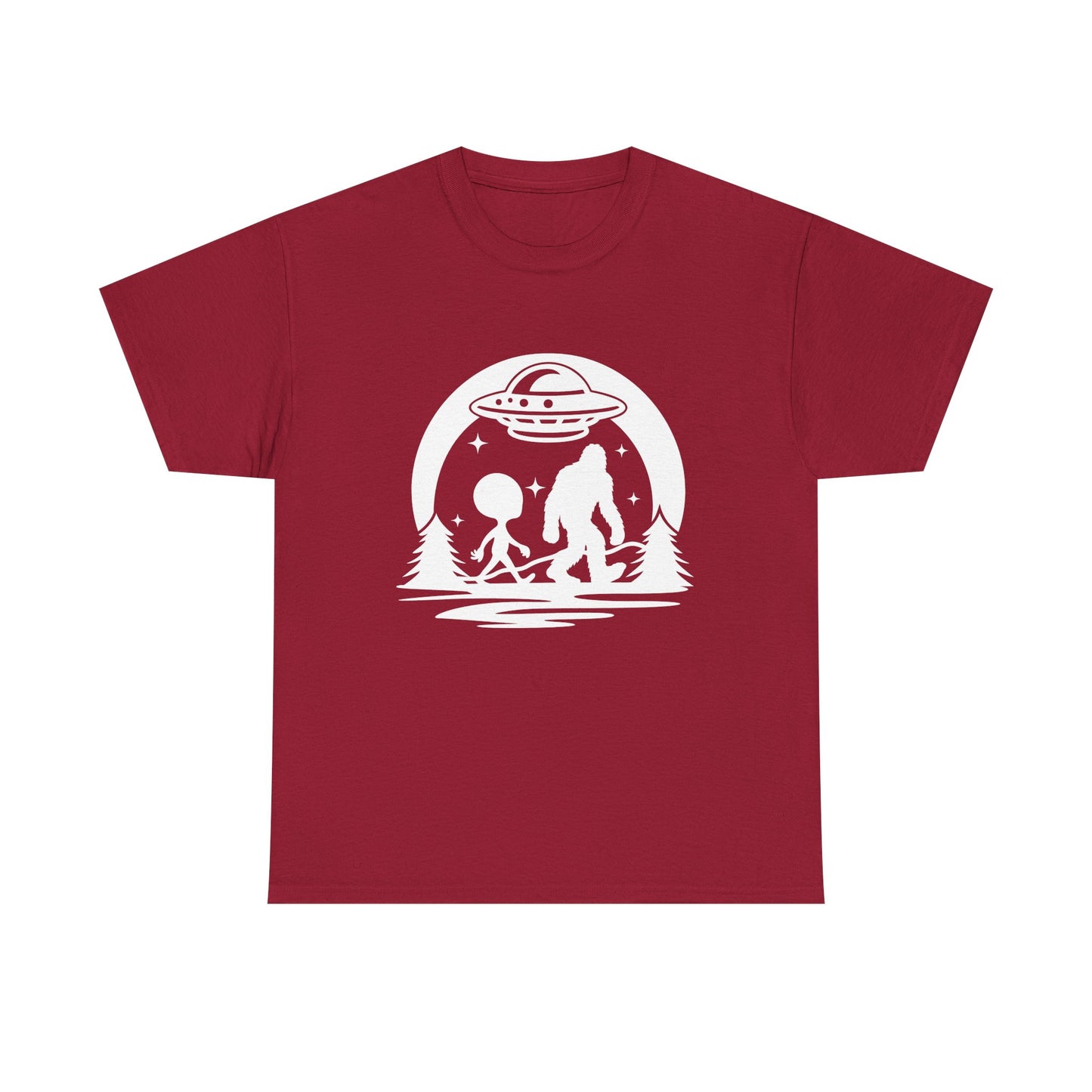 Alein and Bigfoot (White Text) Text