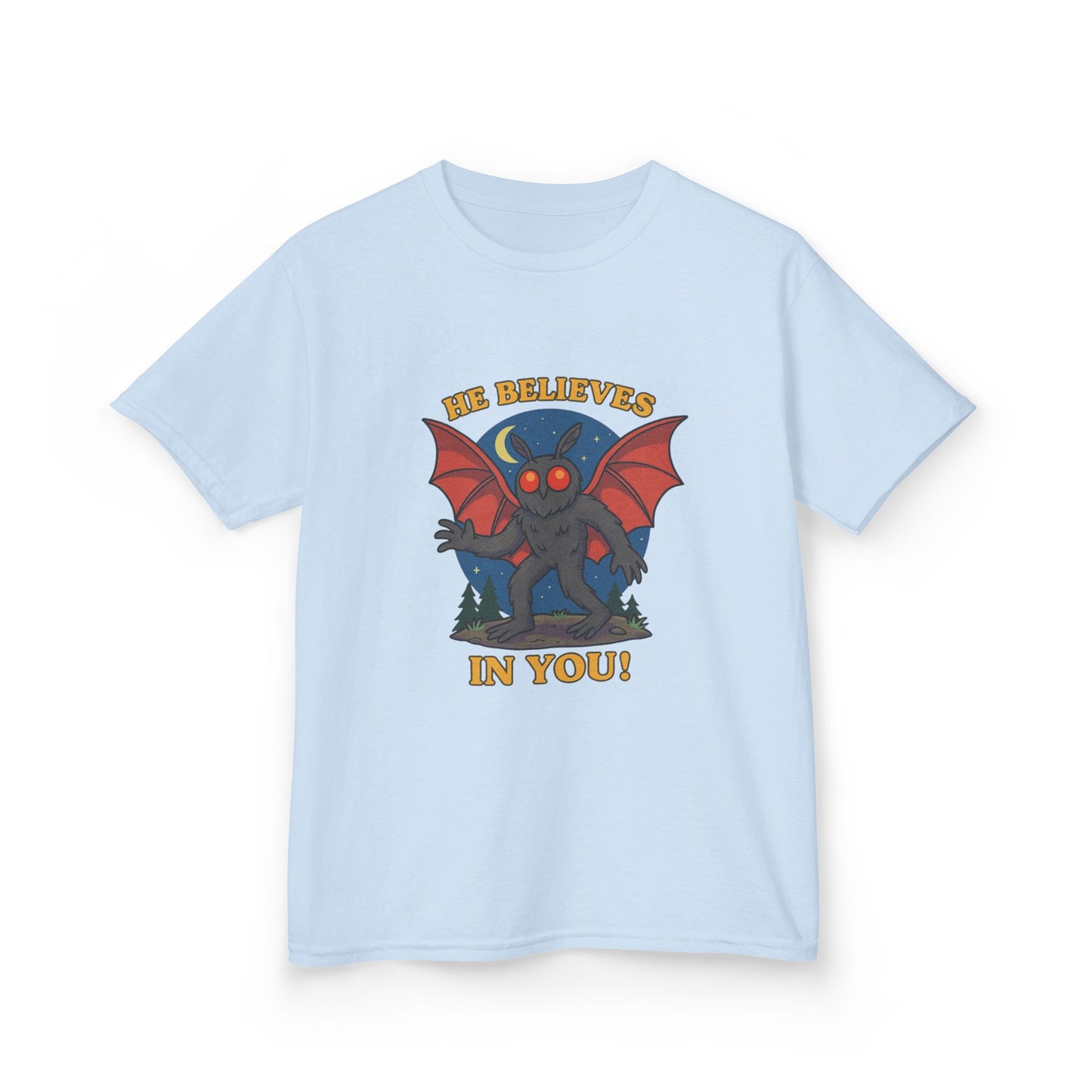 Kid's Mothman Believes in You Tee