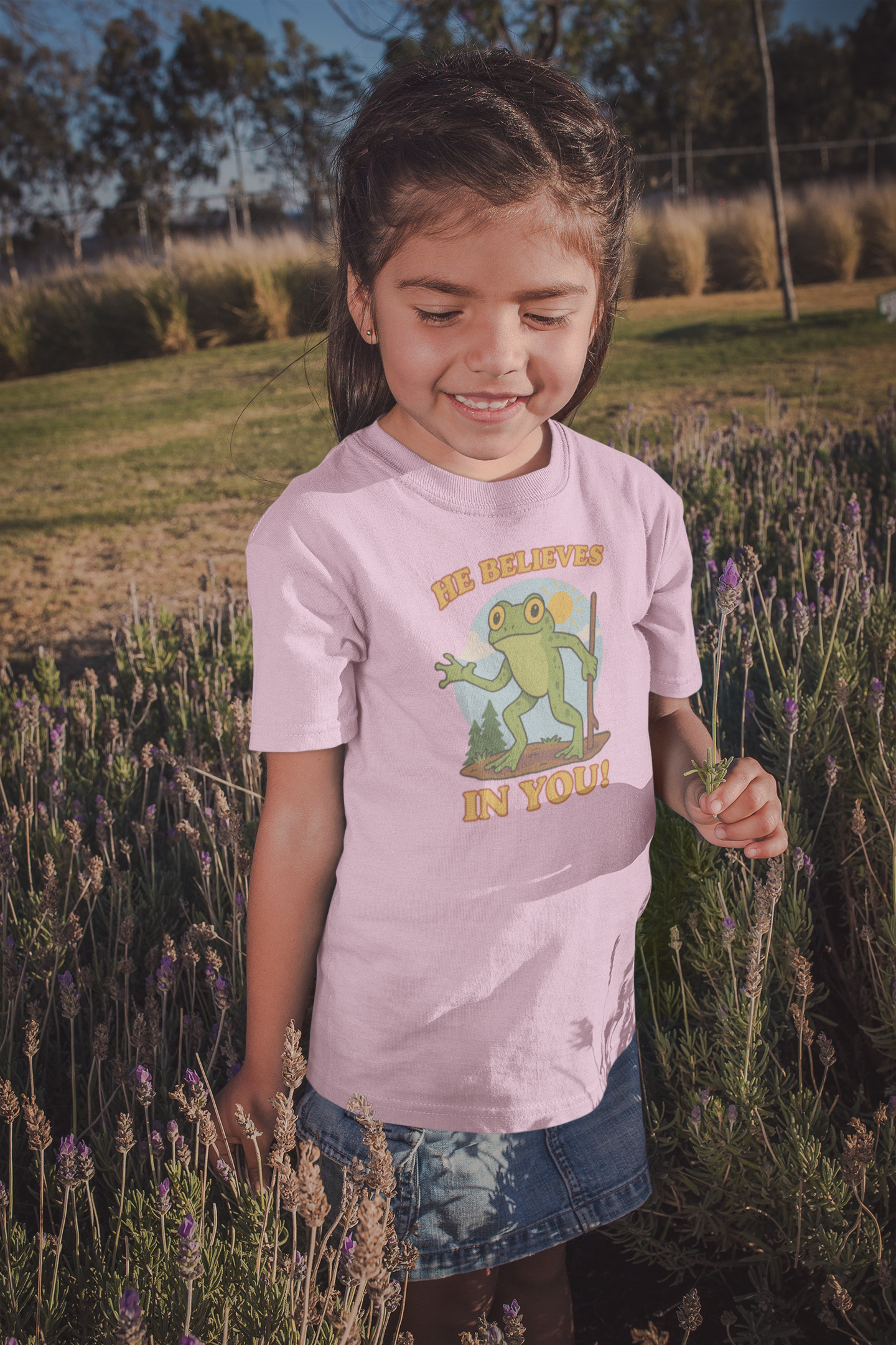 Kid's Frogman Believes in You Tee