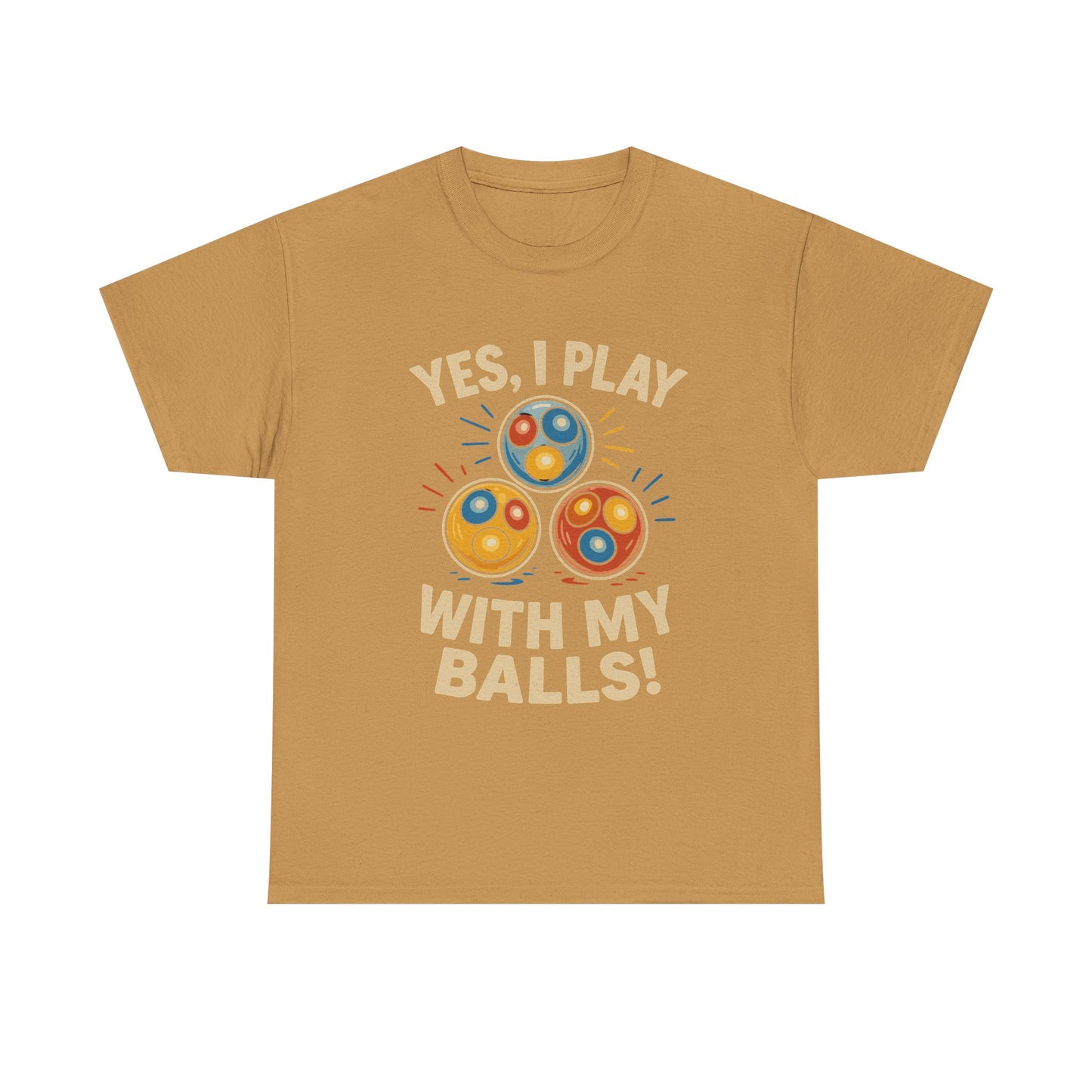 Yes, I Play With My Balls Tee – Ghost Hunting Cat Balls Shirt