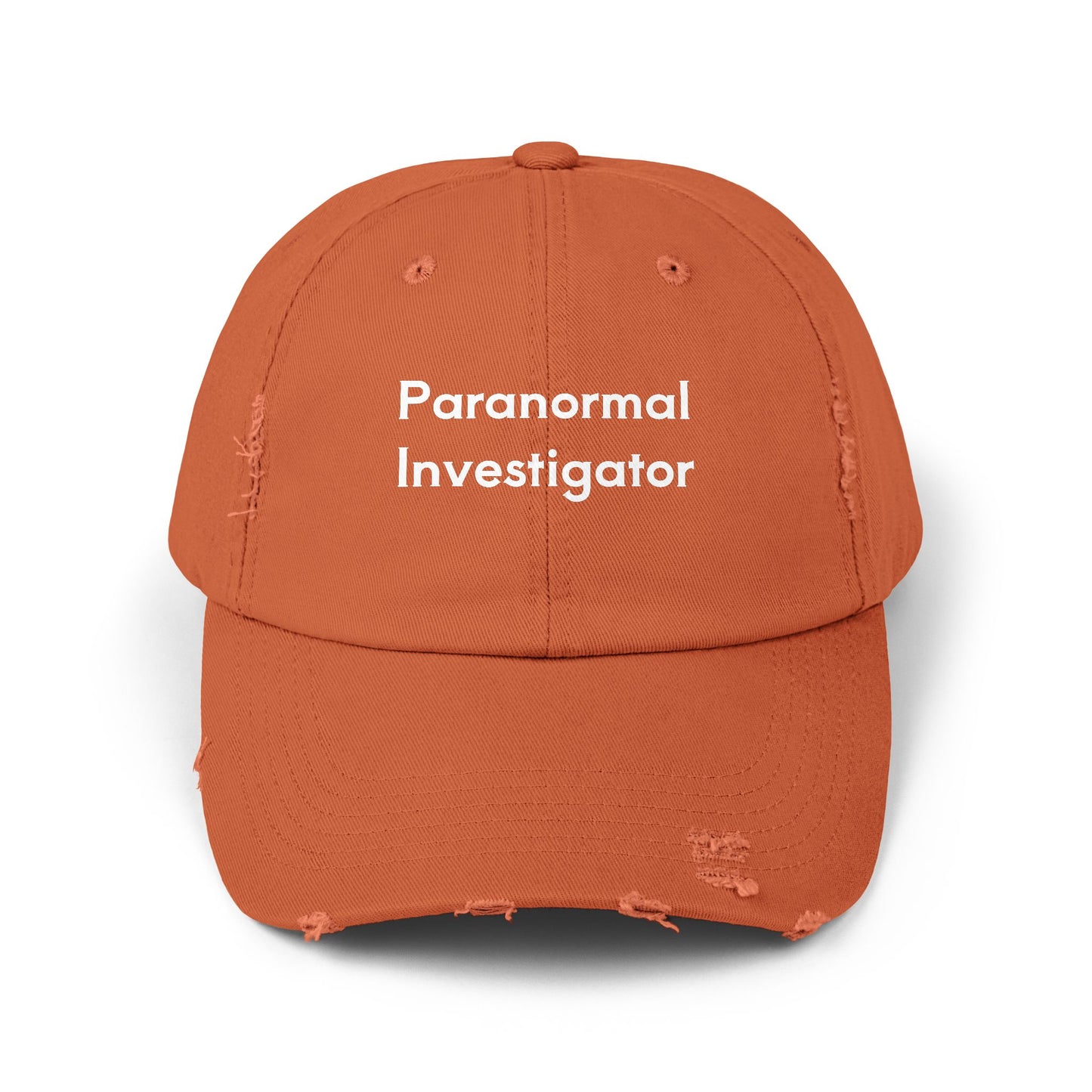 Paranormal Investigator Distressed Cap