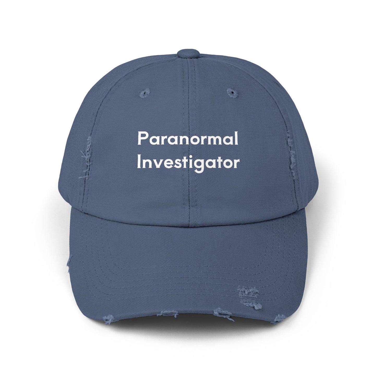 Paranormal Investigator Distressed Cap