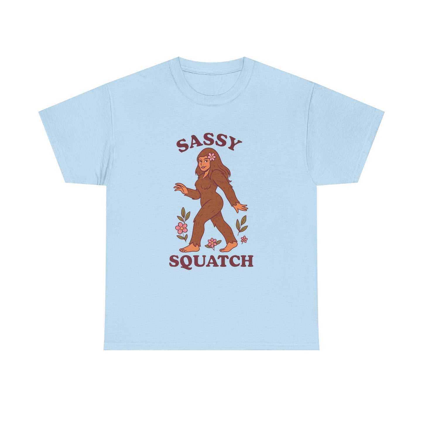 Sassy Squatch Tee – Feminine Bigfoot Cryptid T-Shirt