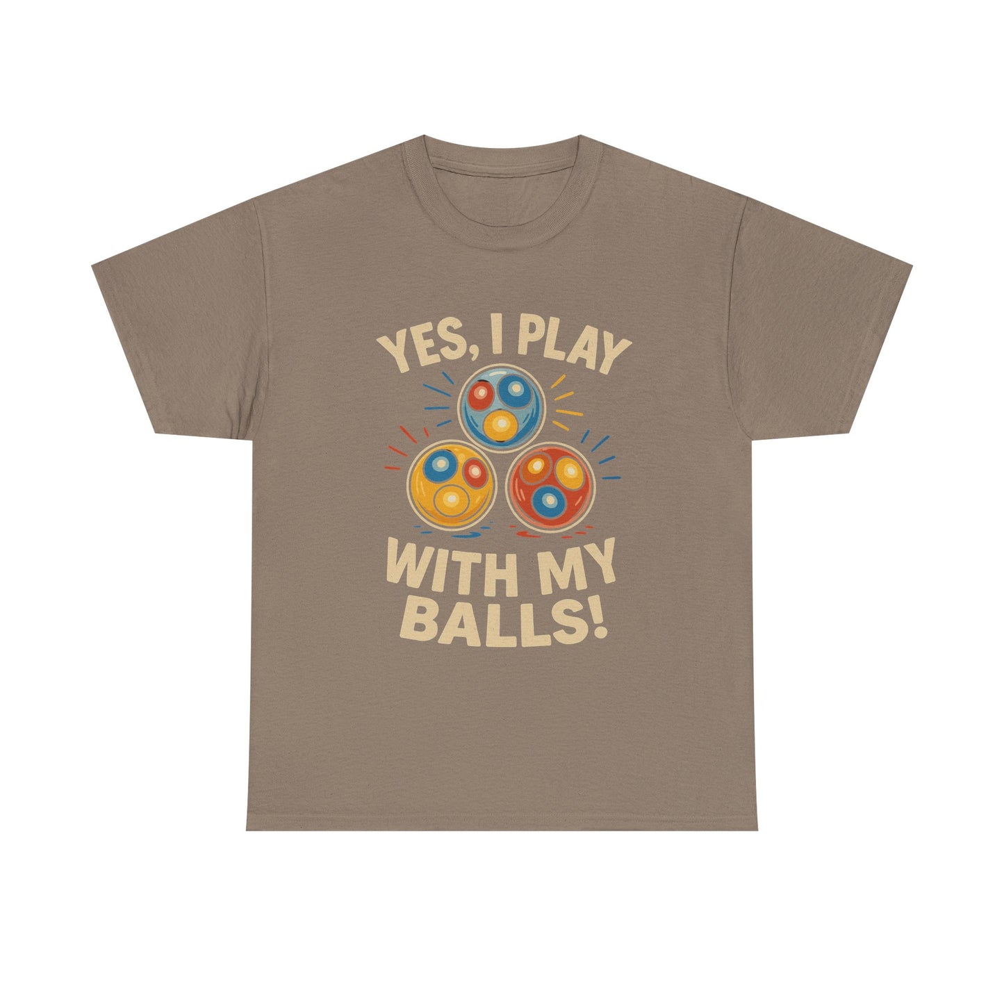 Yes, I Play With My Balls Tee – Ghost Hunting Cat Balls Shirt
