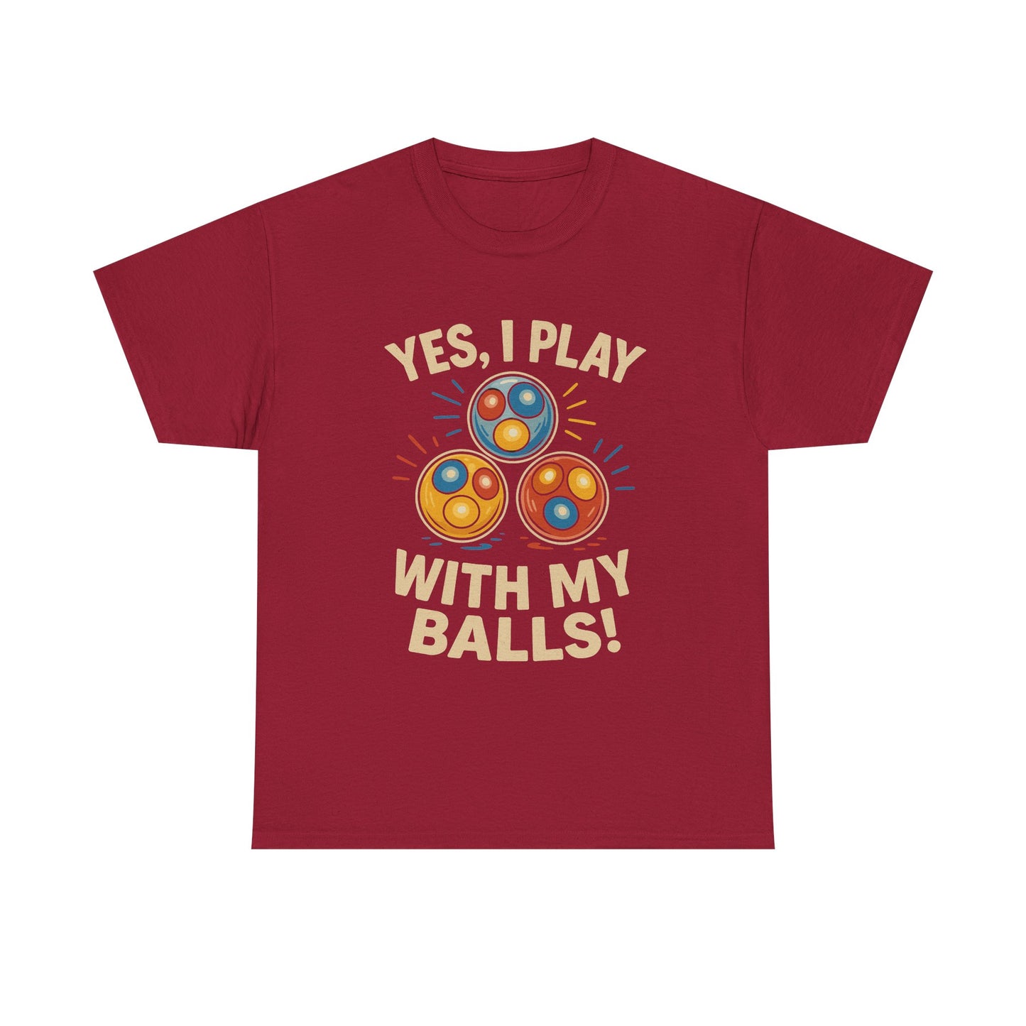 Yes, I Play With My Balls Tee – Ghost Hunting Cat Balls Shirt