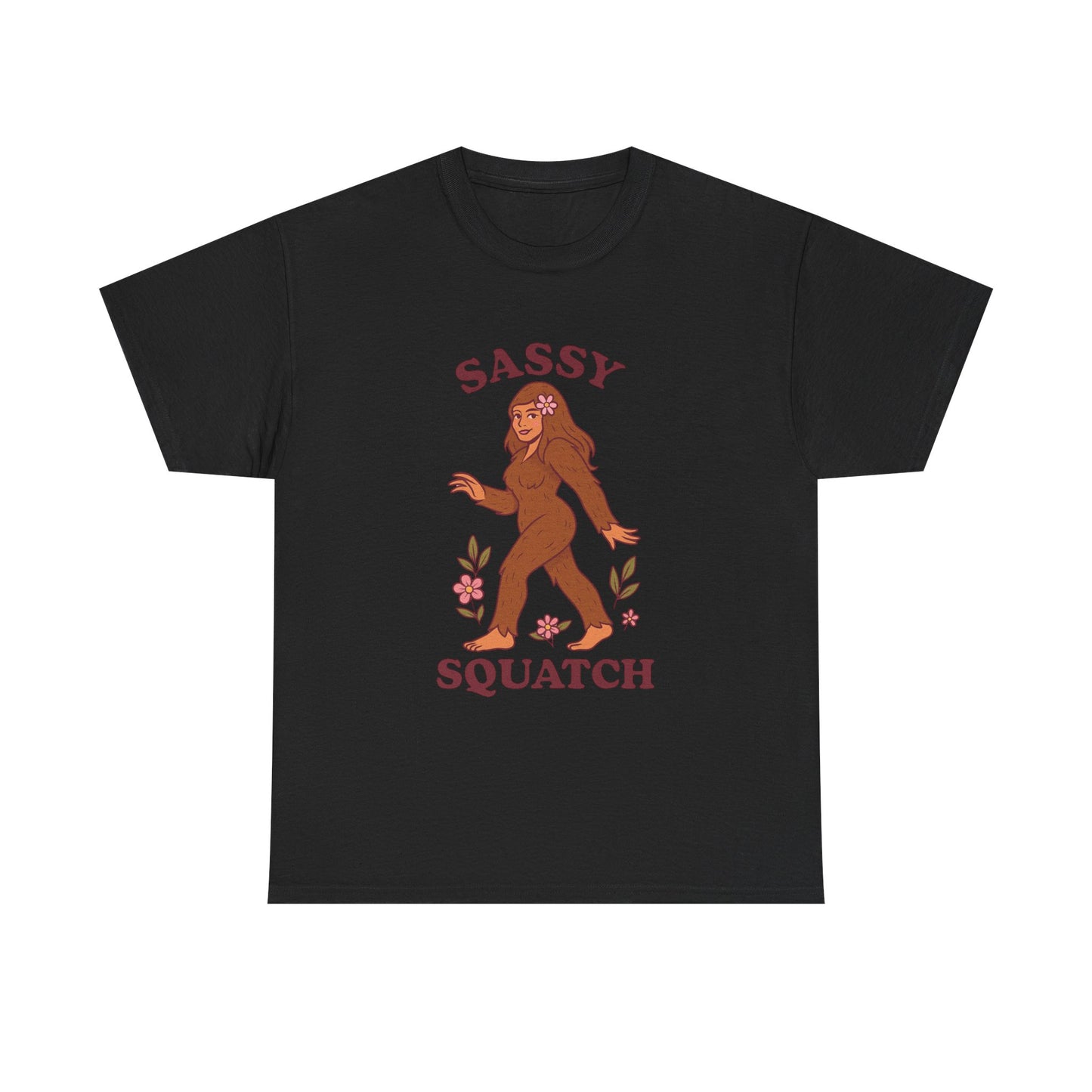 Sassy Squatch Tee – Feminine Bigfoot Cryptid T-Shirt