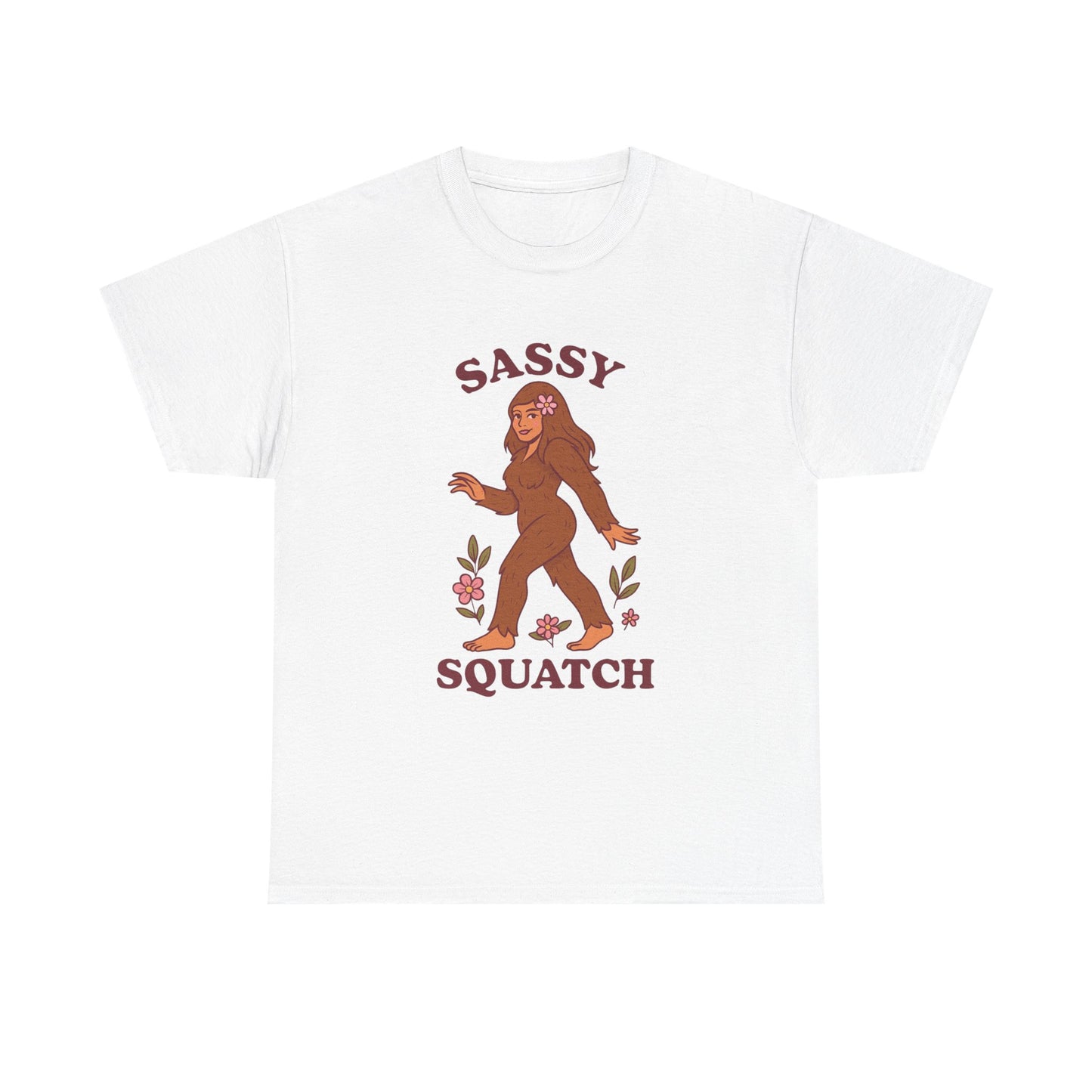 Sassy Squatch Tee – Feminine Bigfoot Cryptid T-Shirt