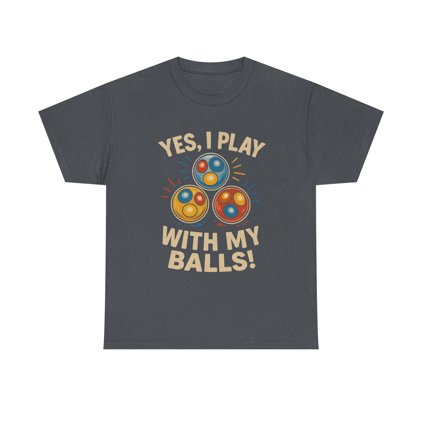 Yes, I Play With My Balls Tee – Ghost Hunting Cat Balls Shirt