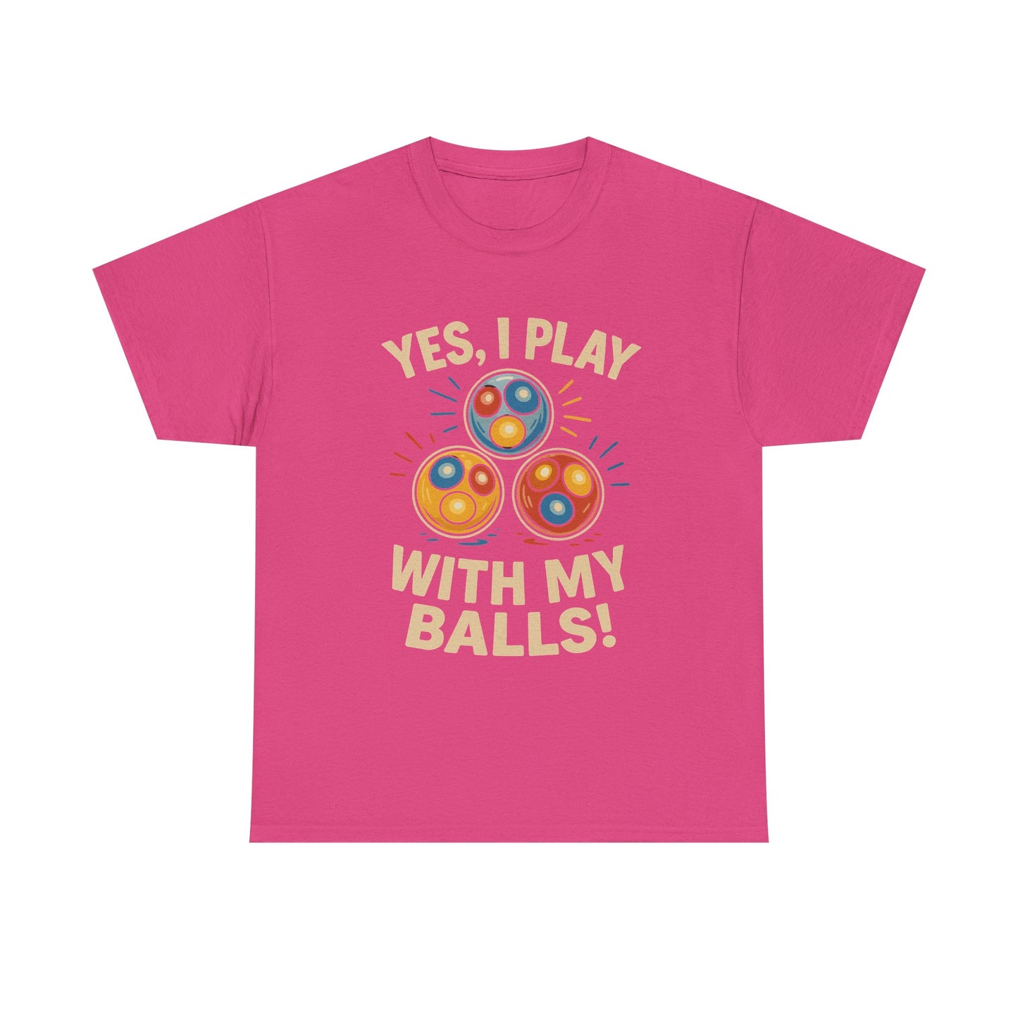 Yes, I Play With My Balls Tee – Ghost Hunting Cat Balls Shirt
