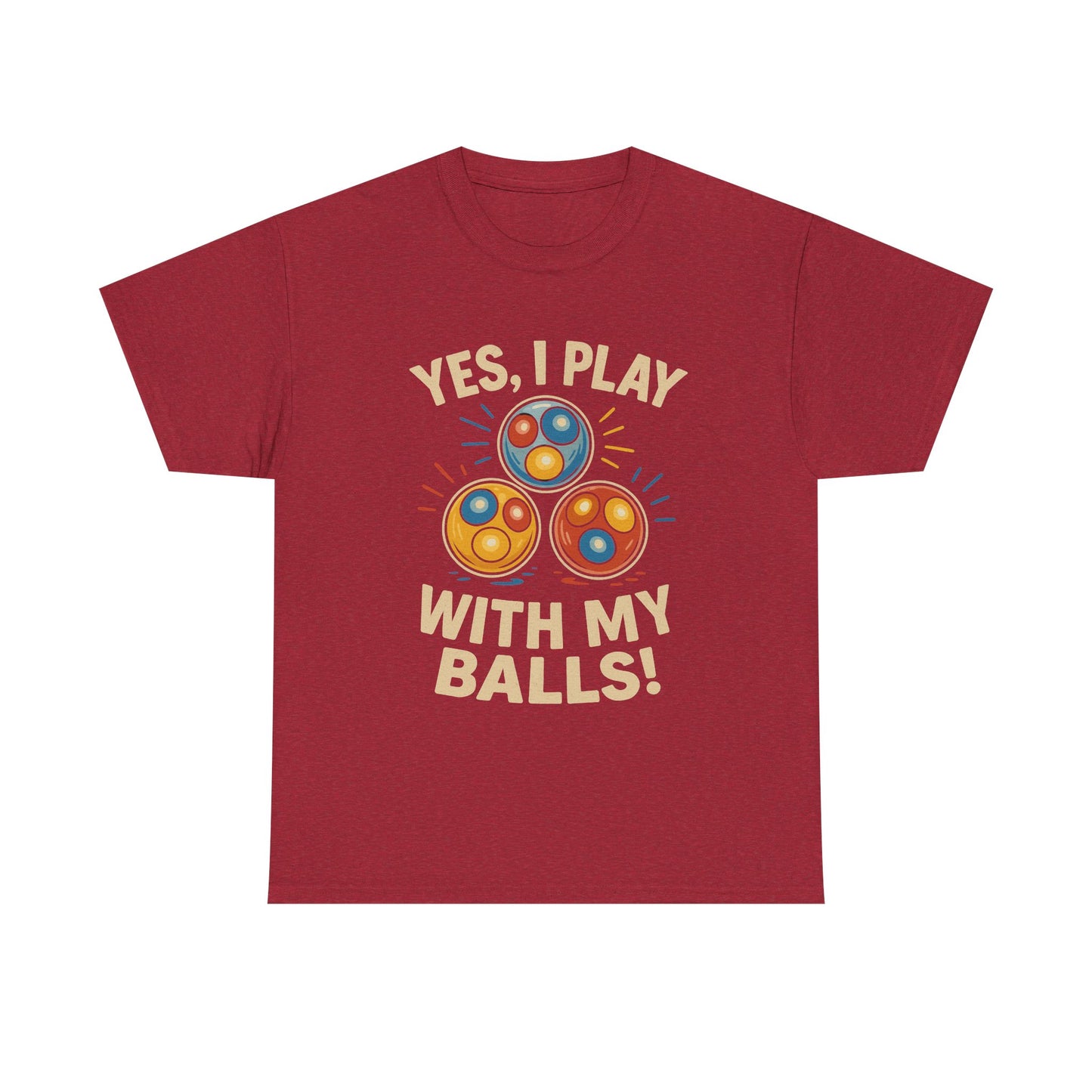 Yes, I Play With My Balls Tee – Ghost Hunting Cat Balls Shirt