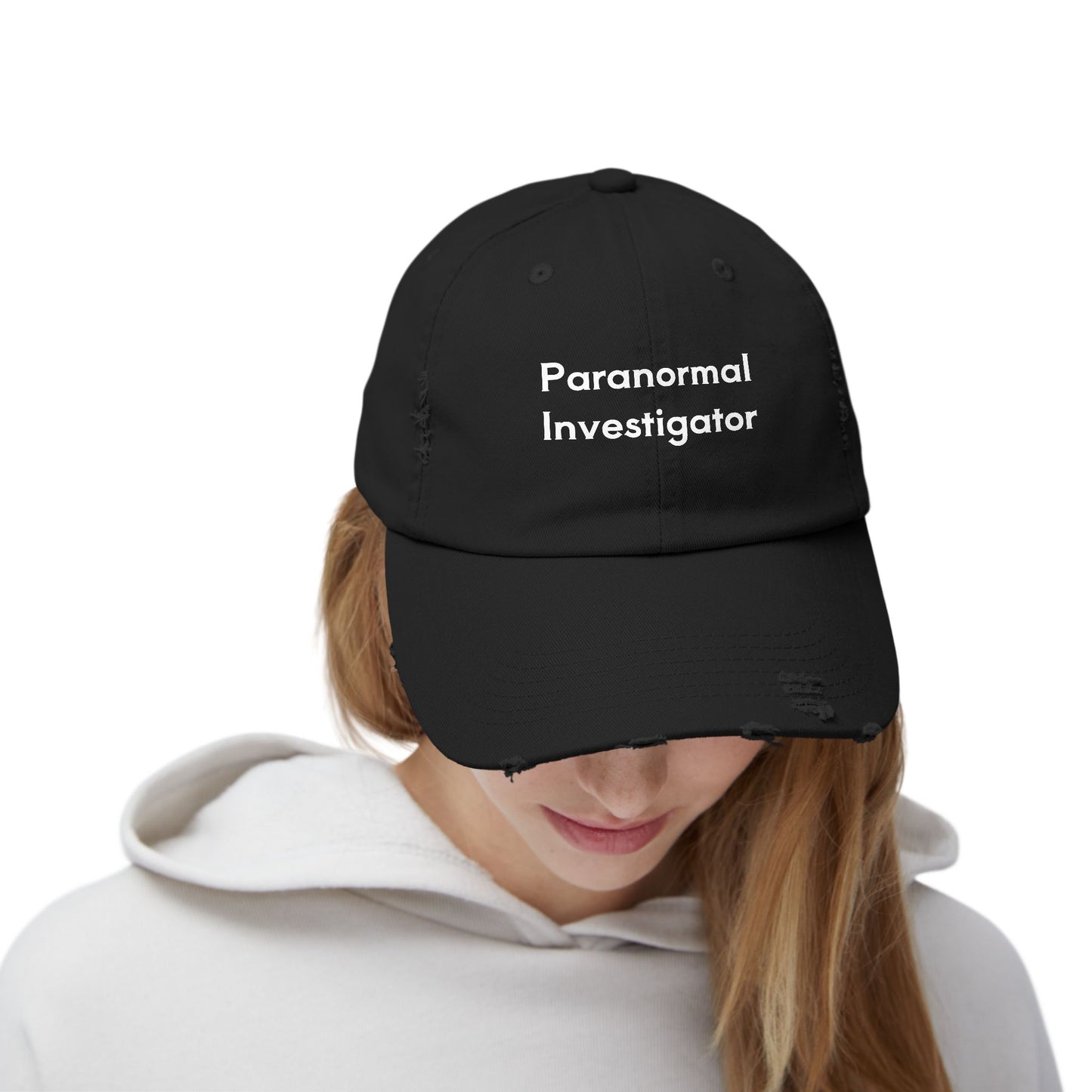 Paranormal Investigator Distressed Cap