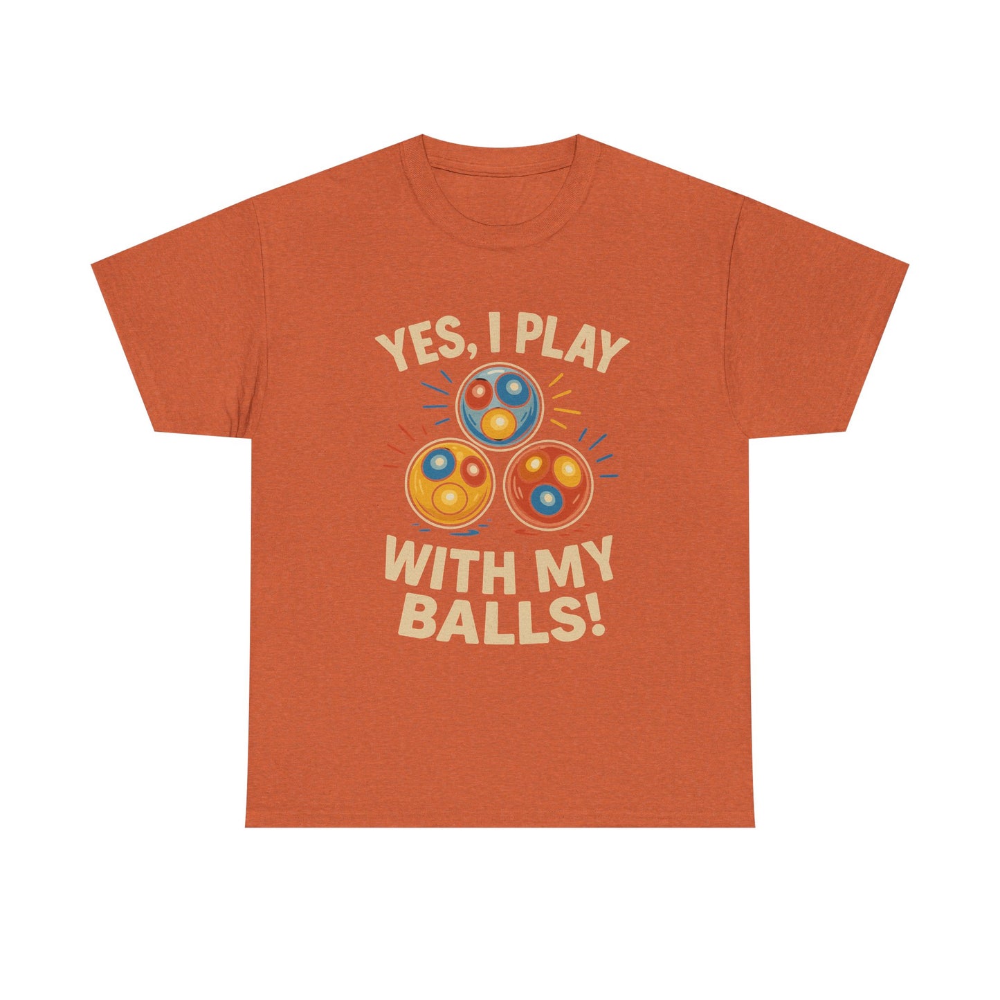 Yes, I Play With My Balls Tee – Ghost Hunting Cat Balls Shirt