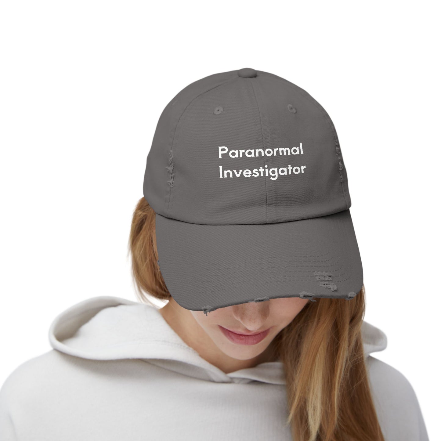 Paranormal Investigator Distressed Cap