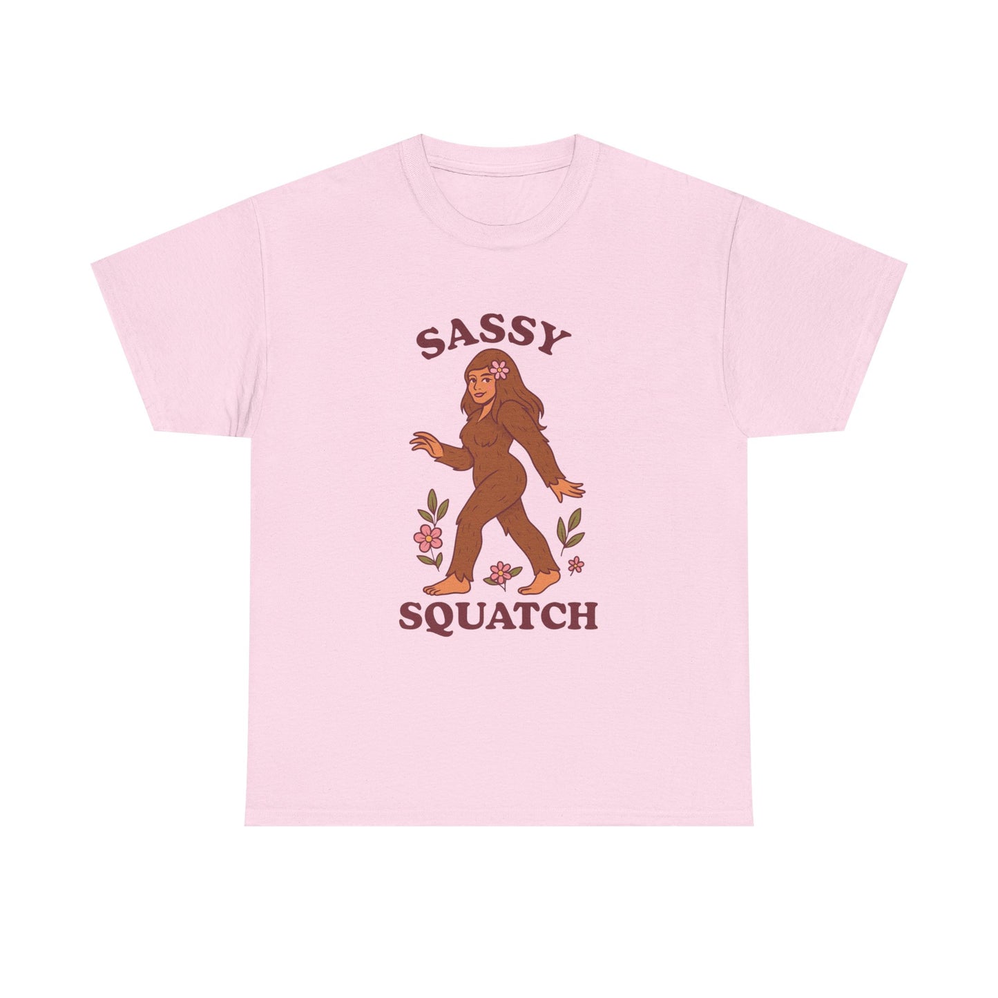 Sassy Squatch Tee – Feminine Bigfoot Cryptid T-Shirt
