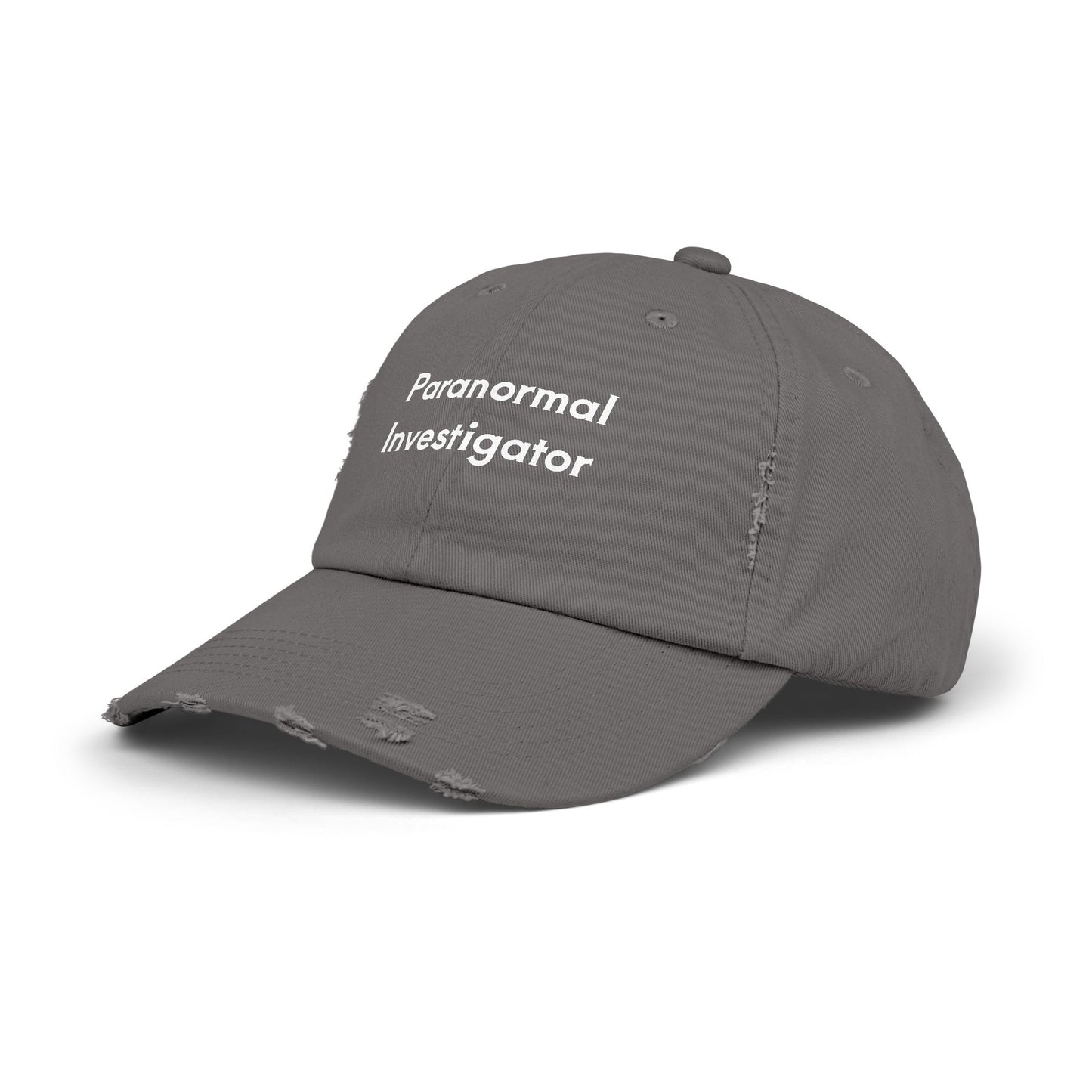 Paranormal Investigator Distressed Cap