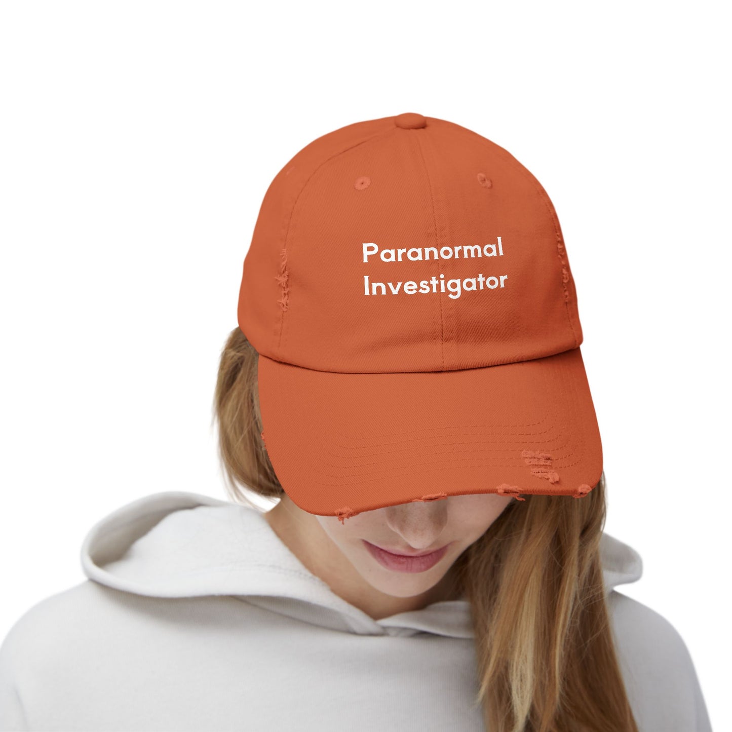 Paranormal Investigator Distressed Cap