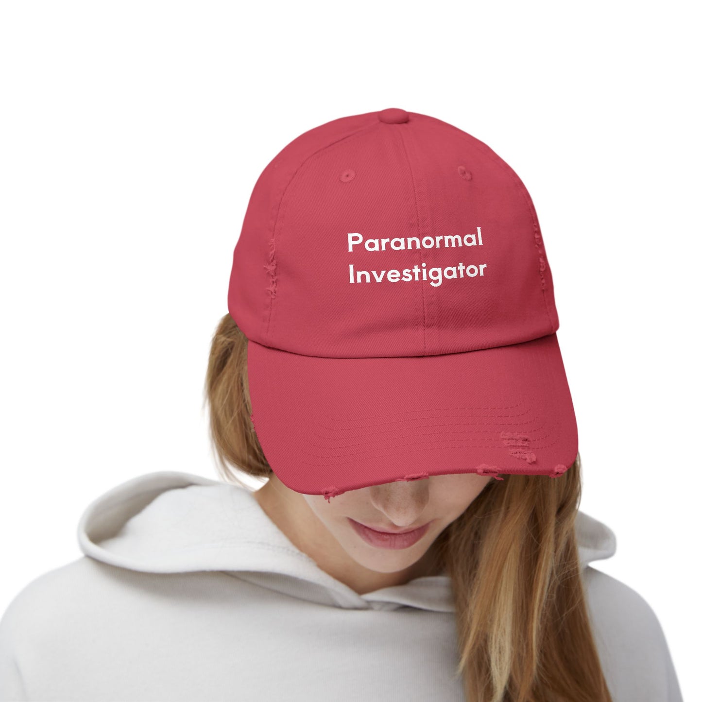 Paranormal Investigator Distressed Cap