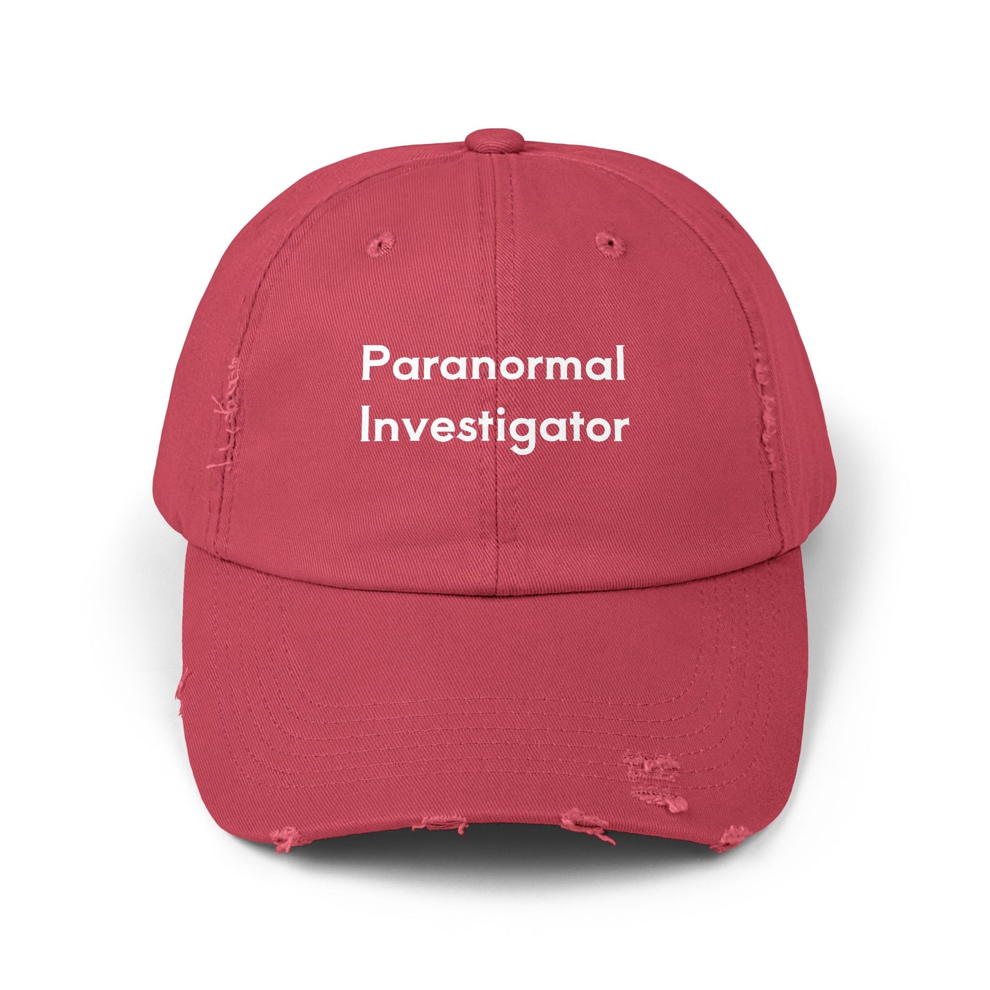 Paranormal Investigator Distressed Cap