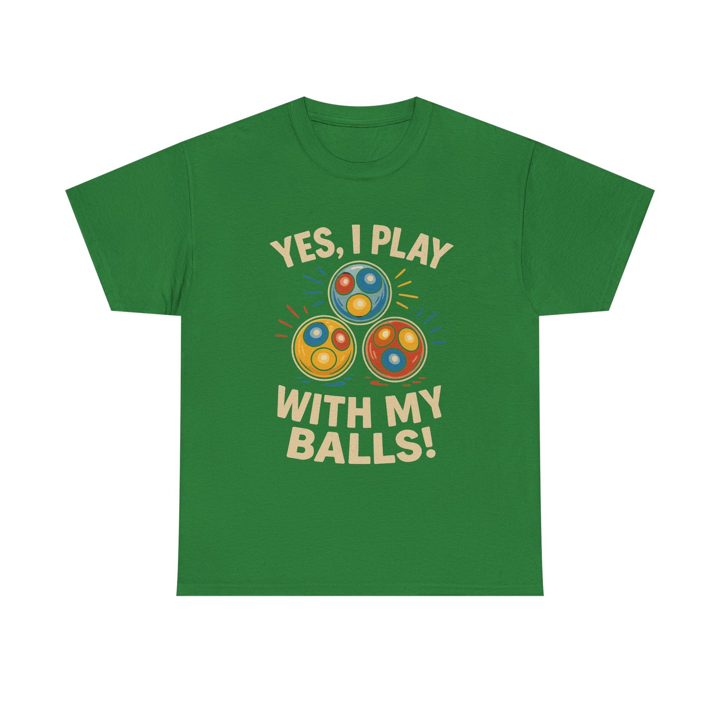 Yes, I Play With My Balls Tee – Ghost Hunting Cat Balls Shirt