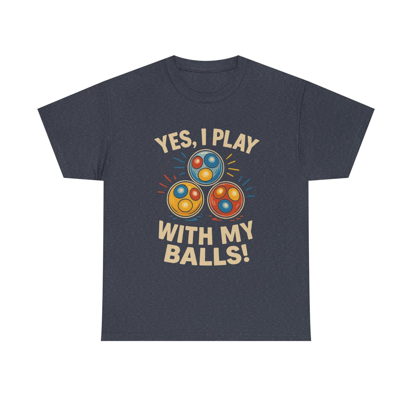 Yes, I Play With My Balls Tee – Ghost Hunting Cat Balls Shirt