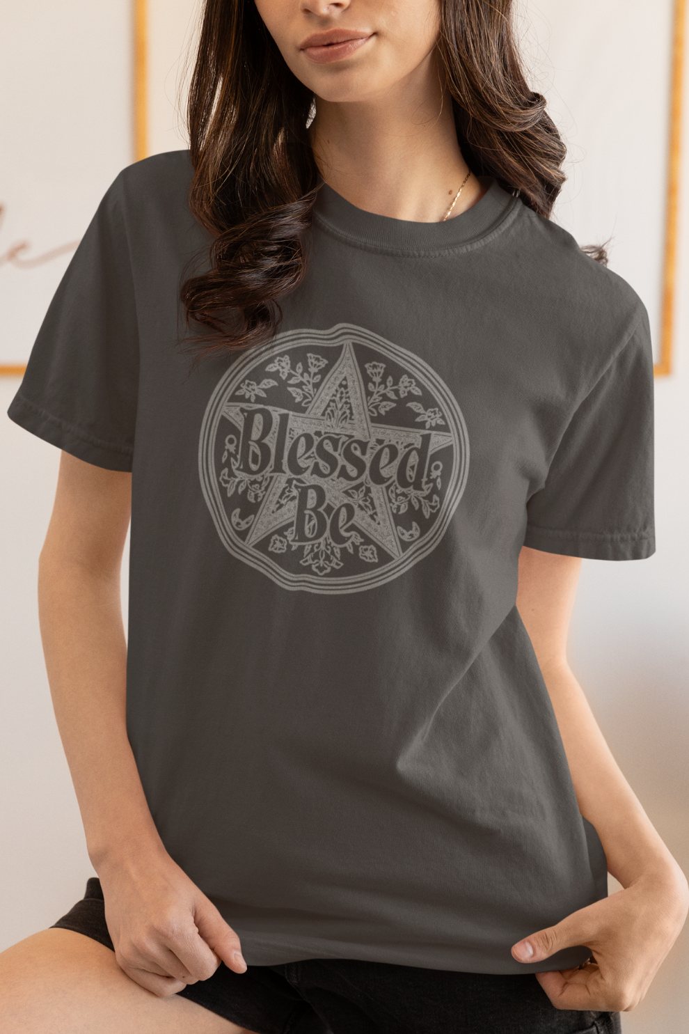 Blessed Be – Wiccan Pentacle Tee