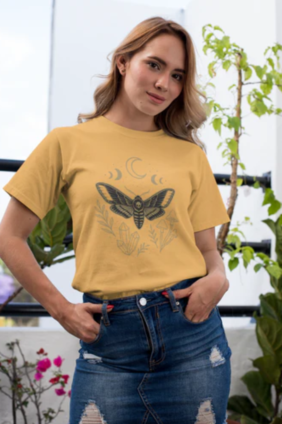 Night Garden Moth Tee