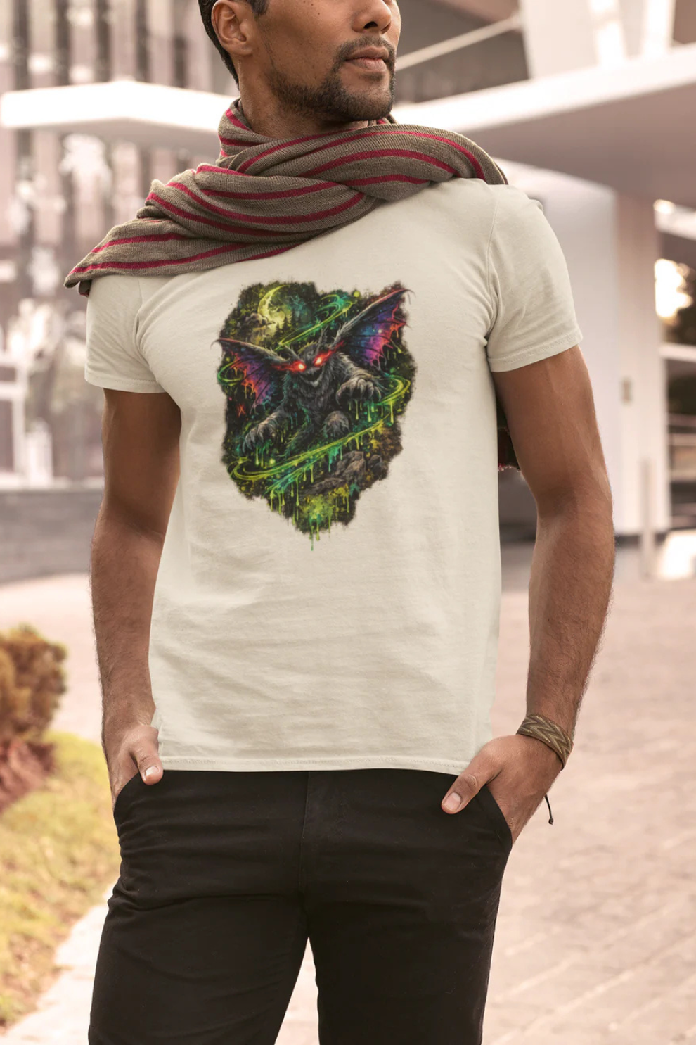 Mothman Graffiti Tee