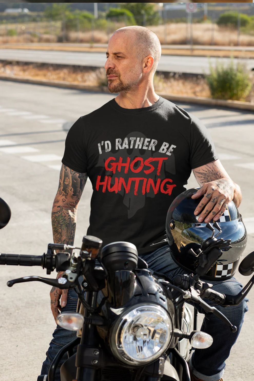 I'd Rather Be Ghost Hunting Tee