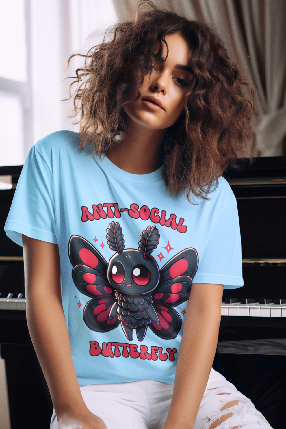 Anti-Social Butterfly Tee