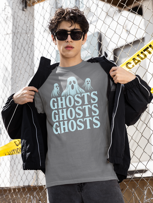 Ghosts Ghosts Ghosts Tee