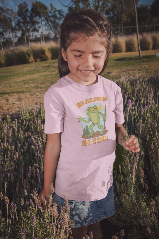 Kid's Frogman Believes in You Tee